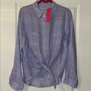 NWT Lilly Pulitzer Seaview linen top